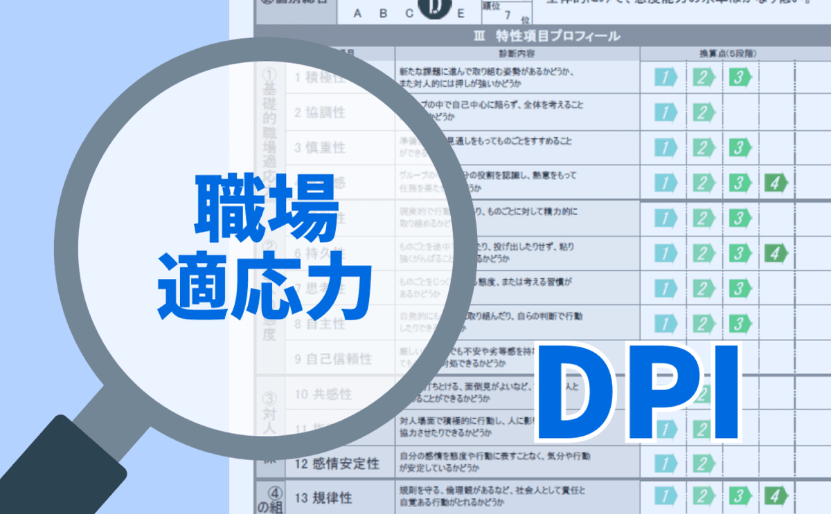 職場適応力 DPI